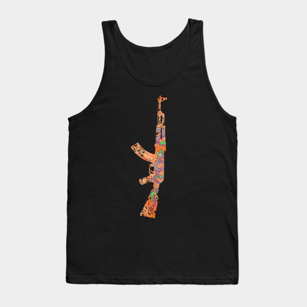 kalashnikov AK 47 Tank Top by Kotolevskiy